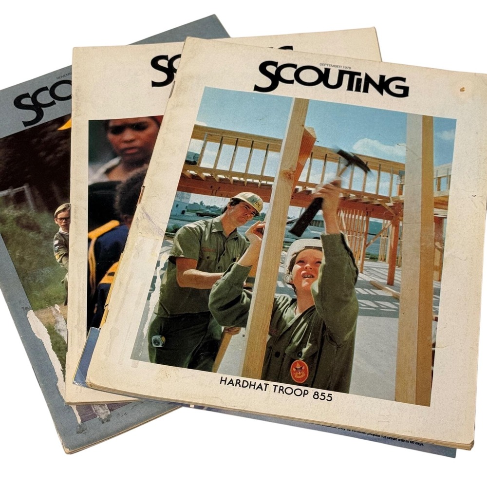 Vintage Scouting Magazine Lot 1976 Boy Scouts of America Sept Oct Nov/Dec BSA *